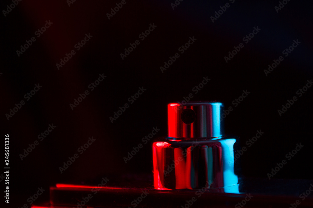parfume bottle on the table