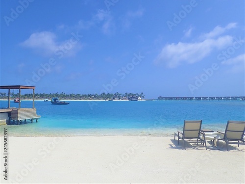 Maldive island resort hotel