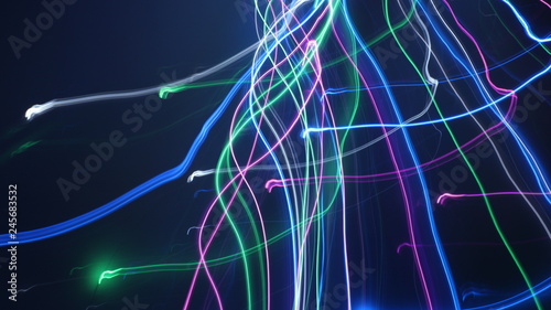 LED lighting design style for love symbols, night lights, drawing with LED lights,Storm of Light 