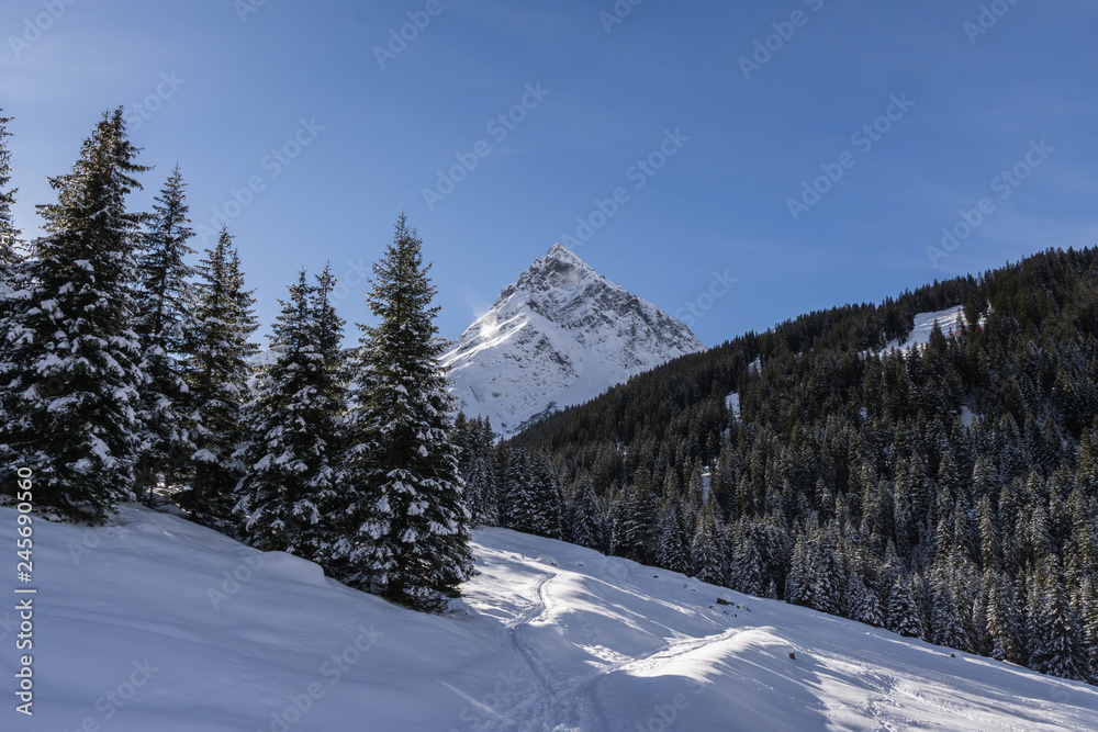Austria Sunny Winter Mountains Holiday