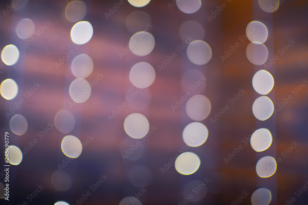 Out of focus texture background of Christmas tree with ornaments and Christmas lights. Out of focus texture background of Christmas tree with ornaments and Christmas lights.