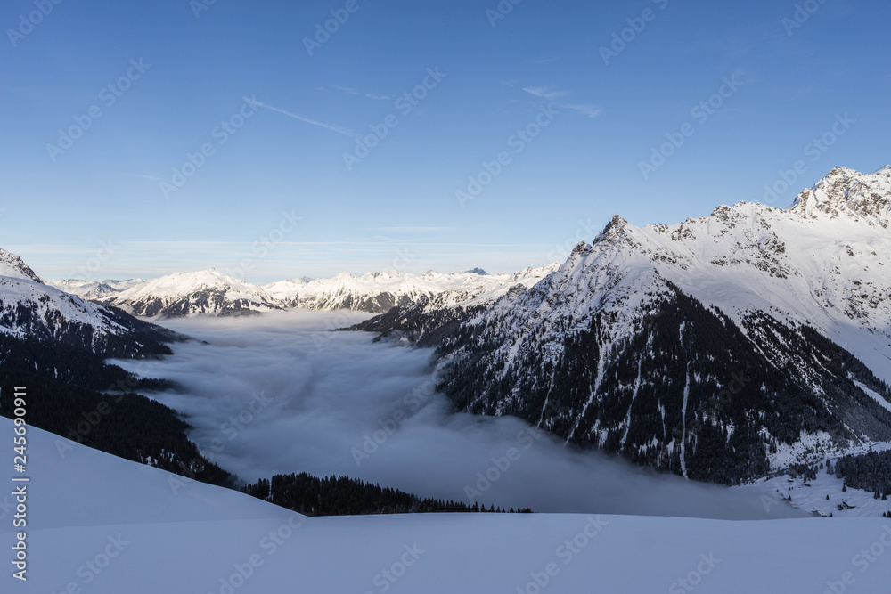 Obraz premium Winter Austria Mountains