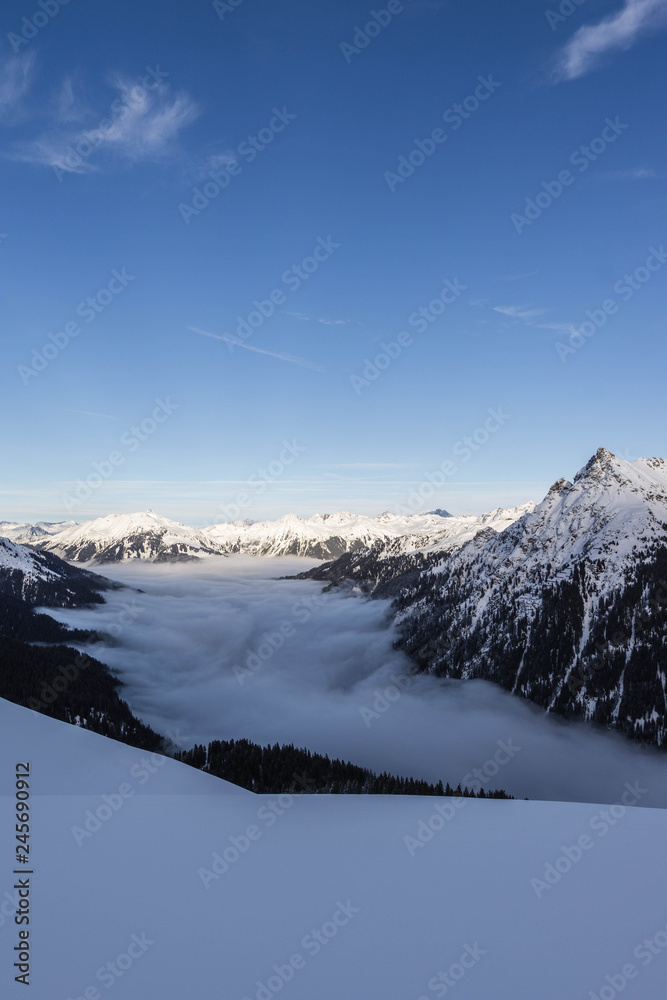 Obraz premium Winter Austria Mountains