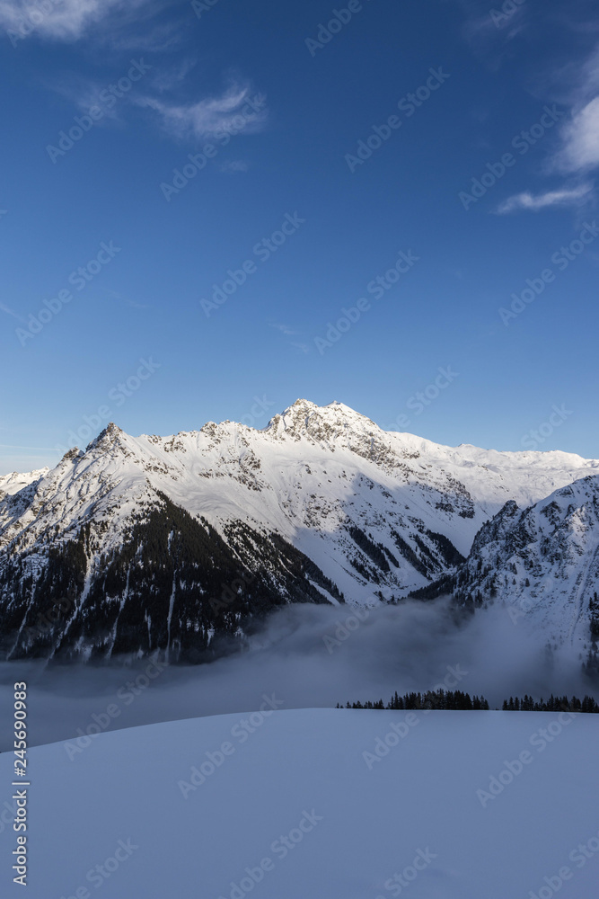 Sunny Austria Mountains