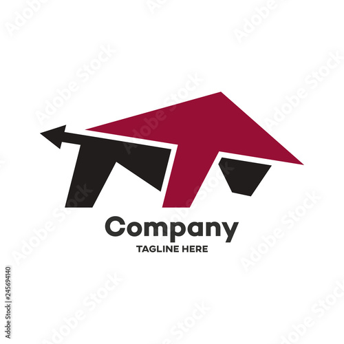 Bull and arrow logo