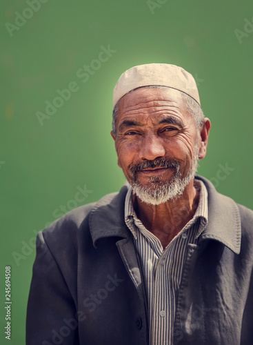 uyghur man II, keriya-china photo