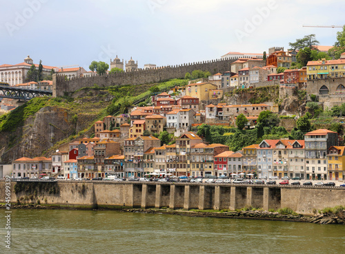 Porto cityscape with Douro river  Portugal