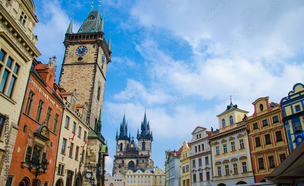 Old Town Hall and Astronomical Clock, Prague, Czech Republic