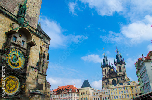 Photography Old Town Hall and Astronomical Clock, Prague, Czech Republic
