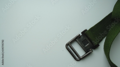 Military belt from the pants