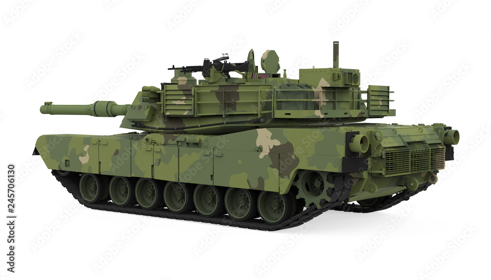 Military Tank Isolated Military Tank Isolated
