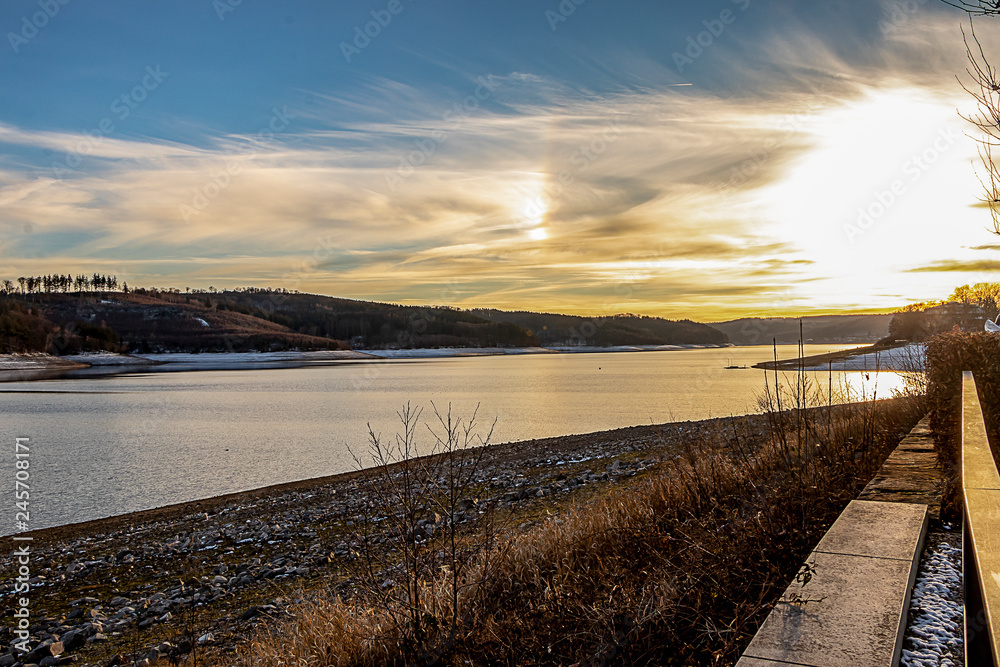 Winter am Stausee