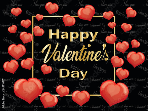 Grußkarte zum Valentinstag