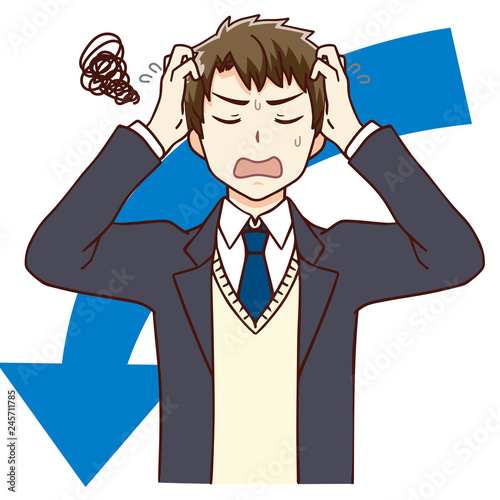 男子　学生　成績不振
