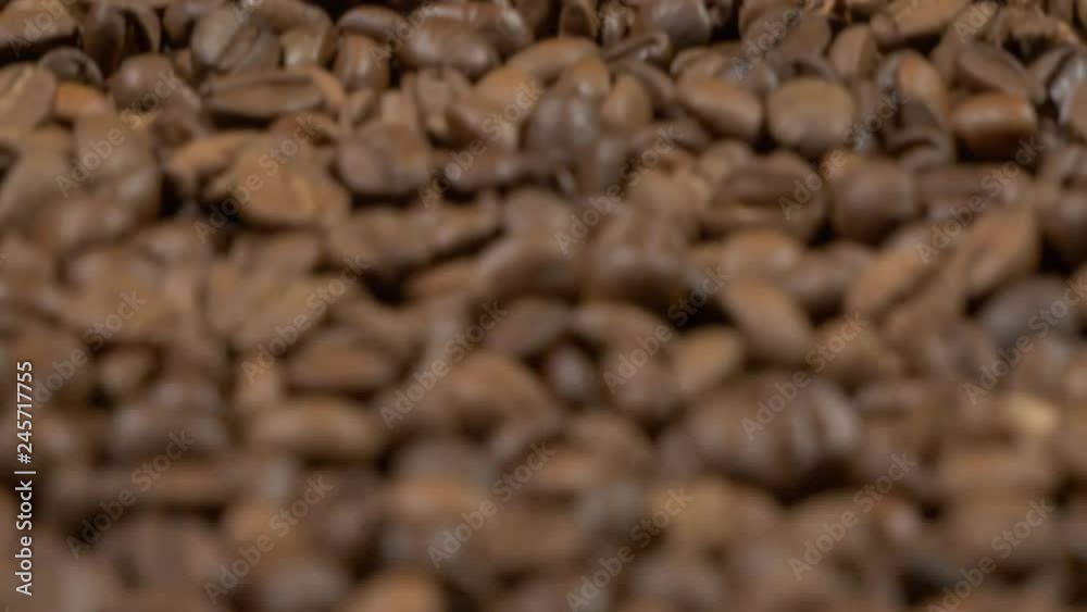 Fried of coffee beans on green screen slider shot close-up 4k apple prores 10bit Fried of coffee beans on green screen slider shot close-up 4k apple prores 10bit