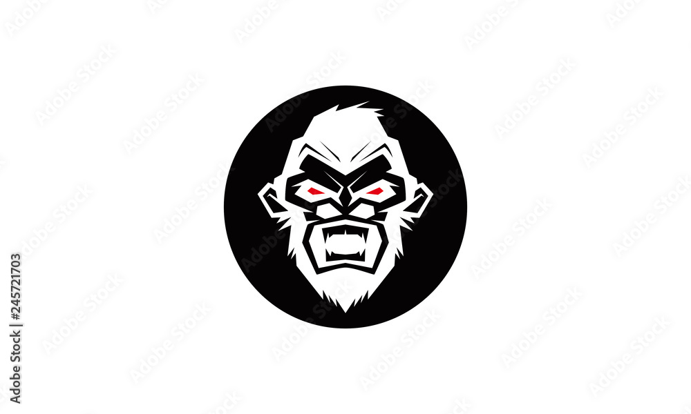 icon monkey head