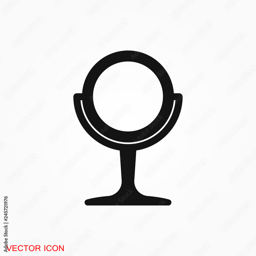 Mirror Icon vector logo, illustration, vector sign symbol for design Mirror Icon vector logo, illustration, vector sign symbol for design