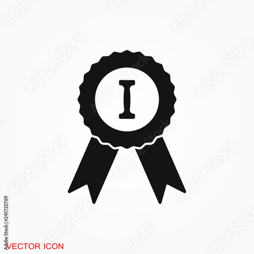 Medal icon, vector logo, medal symbol for your web site