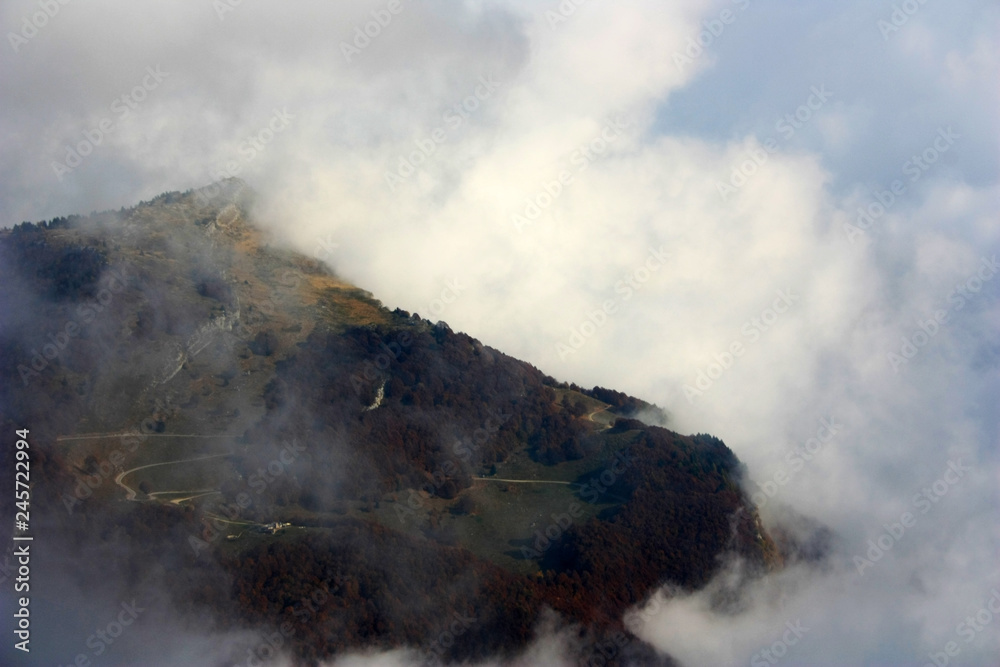 Fog in the mountains