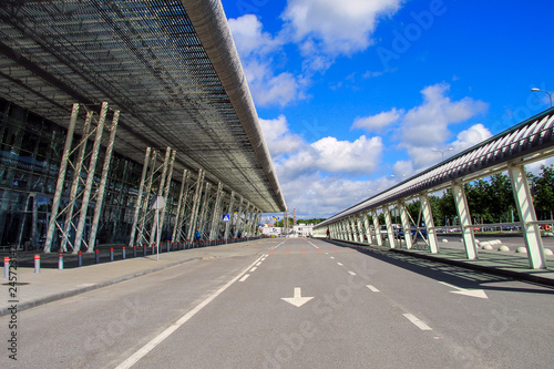 International Airport in Lviv, Ukraine. Danylo Halytskyi Airport Lvov.