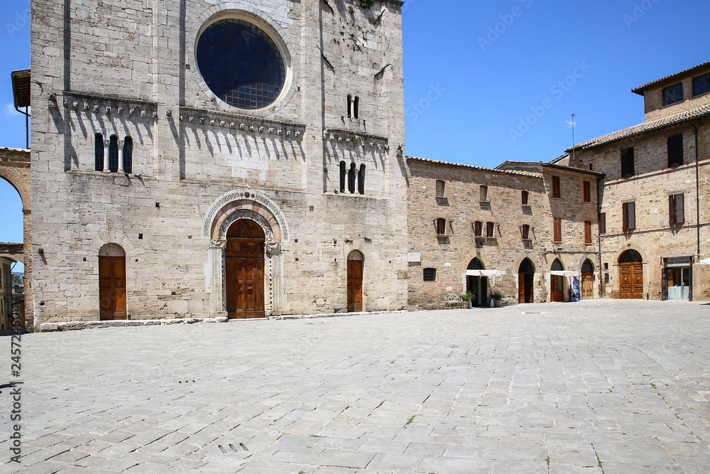 Cathedral of San Michele, Bevagna, Umbria, Italy , external 