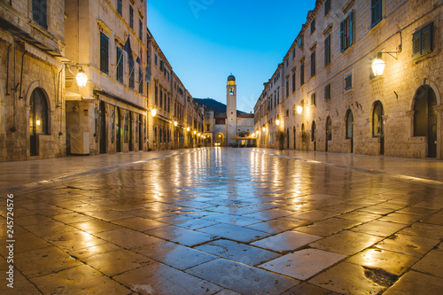 Old town of Dubrovnik at twilight, Dalmatia, Croatia © JFL Photography