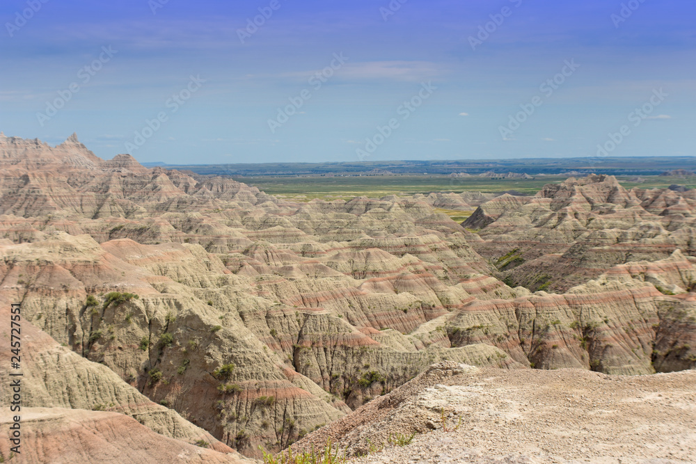 View of the Badlands