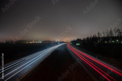 Highway. Long exposure. © Kati