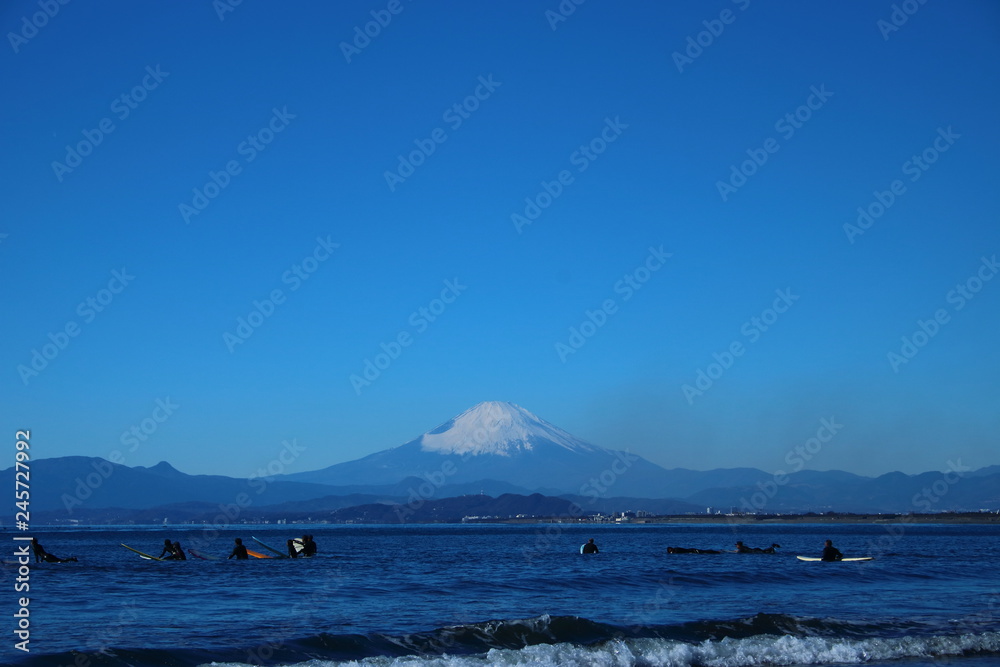 富士山と湘南海岸