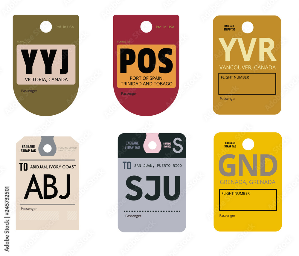 Obraz premium victoria port of spain vancouver abidjan san juan grenada