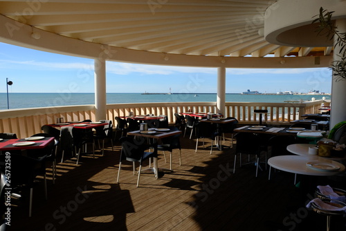 interior of restaurant sea 