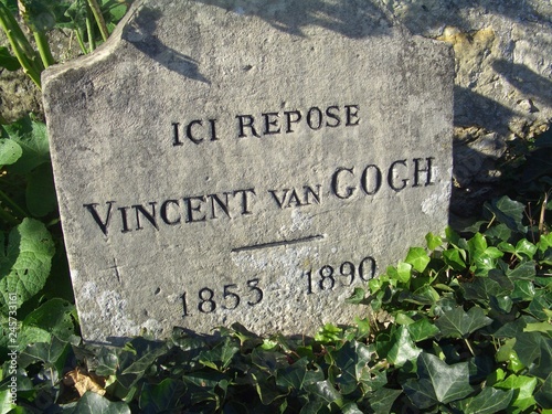 Konstfotografi tombe van gogh