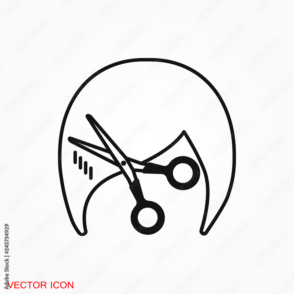 Barber icon vector logo, illustration, vector sign symbol for design Barber icon vector logo, illustration, vector sign symbol for design