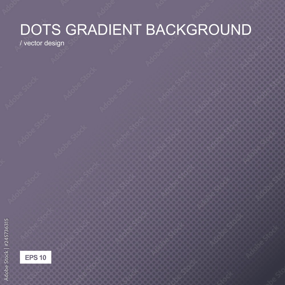 Color gradient halftone background. Dots texture.