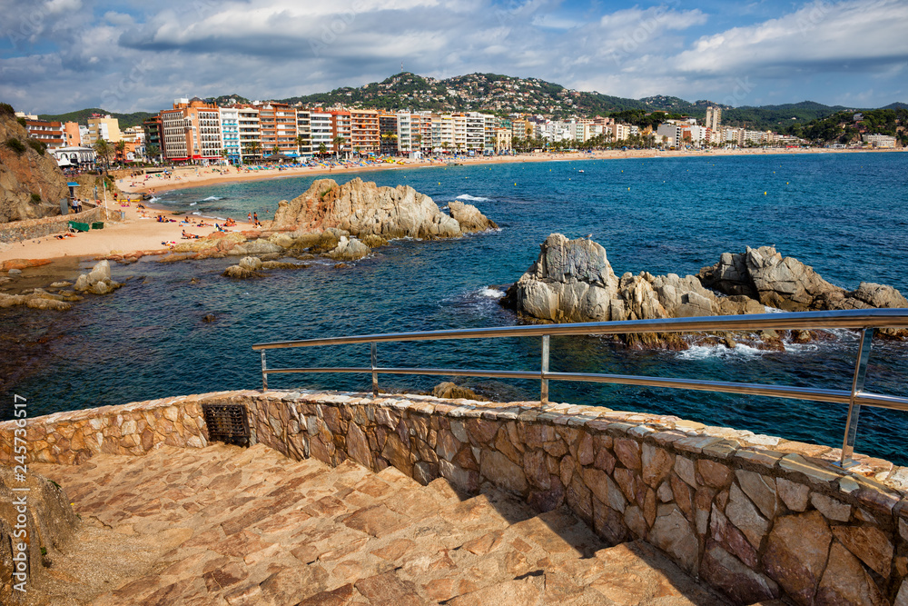Lloret de Mar Resort Town on Costa Brava in Spain