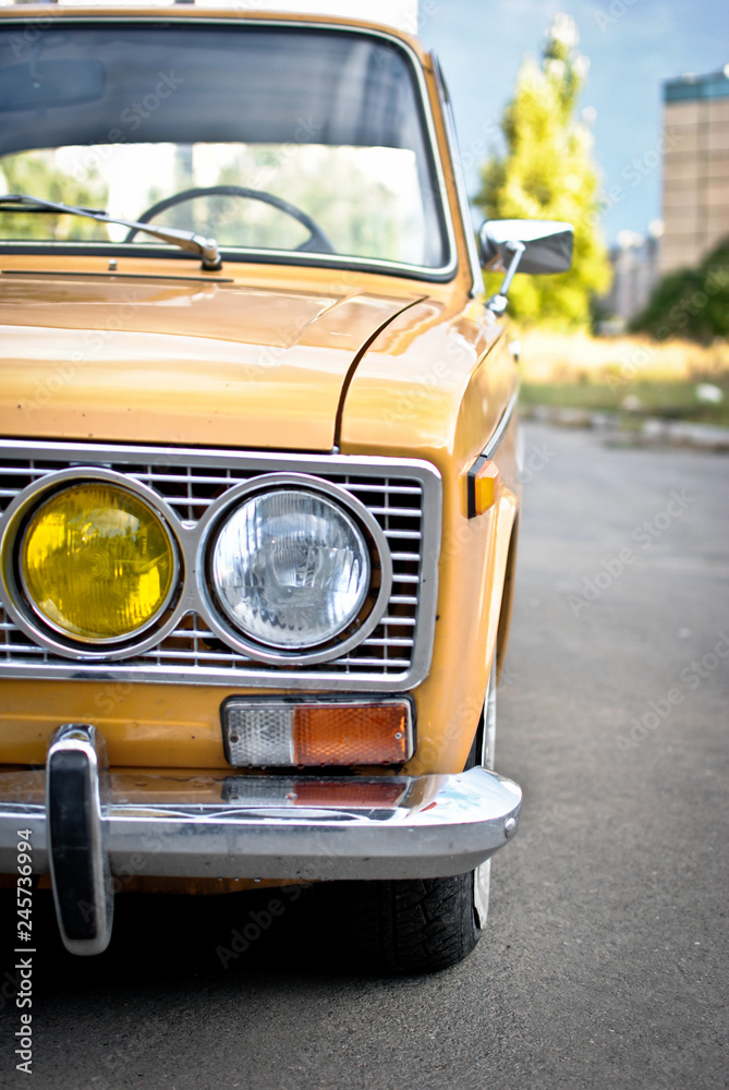 retro car born in the USSR. Soviet classics - Lada retro car born in the USSR. Soviet classics - Lada