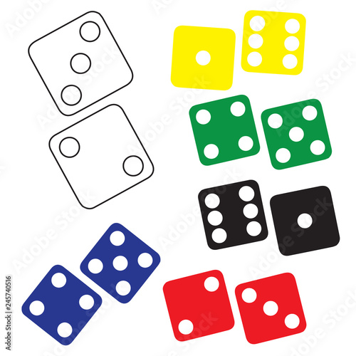 Icon-Colorful Dice