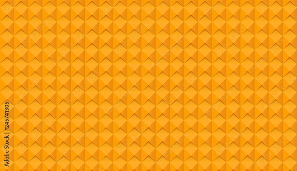 Orange paper background with abstract geometric pattern. Orange paper background with abstract geometric pattern.
