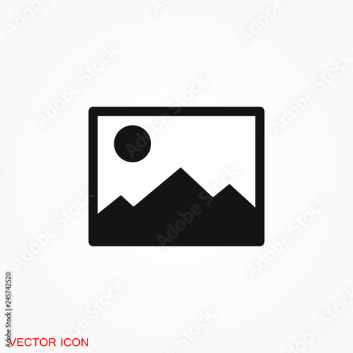 Image icon logo, illustration, vector sign symbol for design