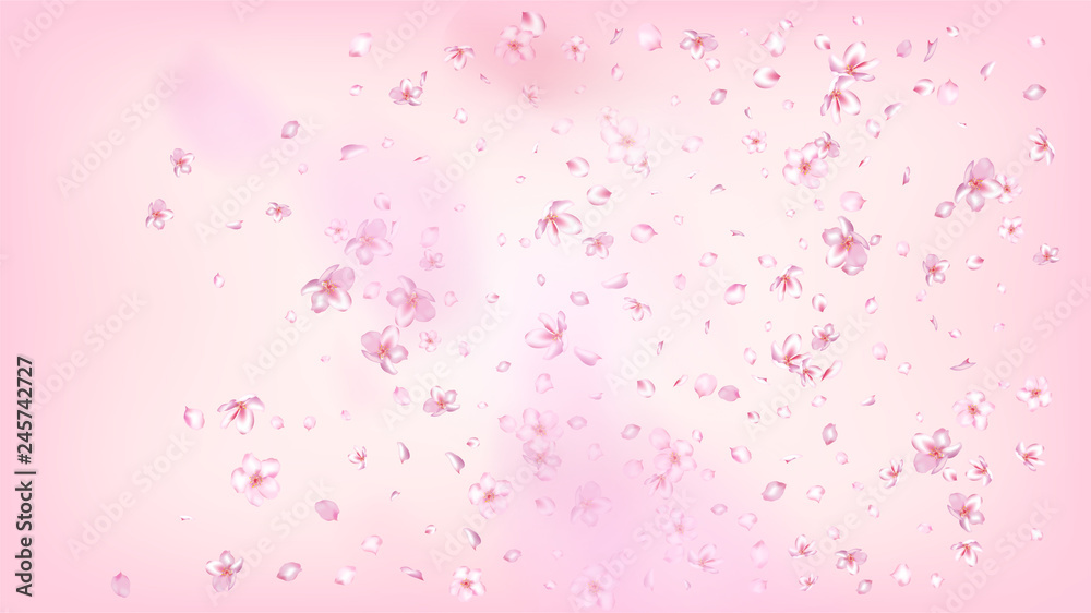 Nice Sakura Blossom Isolated Vector. Spring Showering 3d Petals Wedding Texture. Japanese Bokeh Flowers Illustration. Valentine, Mother's Day Pastel Nice Sakura Blossom Isolated on Rose Nice Sakura Blossom Isolated Vector. Spring Showering 3d Petals Wedding Texture. Japanese Bokeh Flowers Illustration. Valentine, Mother's Day Pastel Nice Sakura Blossom Isolated on Rose