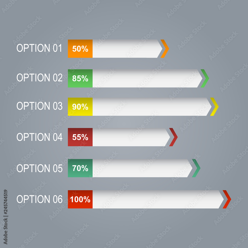 Bar Chart Graph Diagram Statistical Horizontal Infographic Illustration Bar Chart Graph Diagram Statistical Horizontal Infographic Illustration