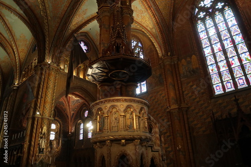 interior of catholic church