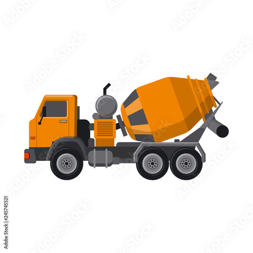 Isolated object of build and construction logo. Collection of build and machinery stock symbol for web.
