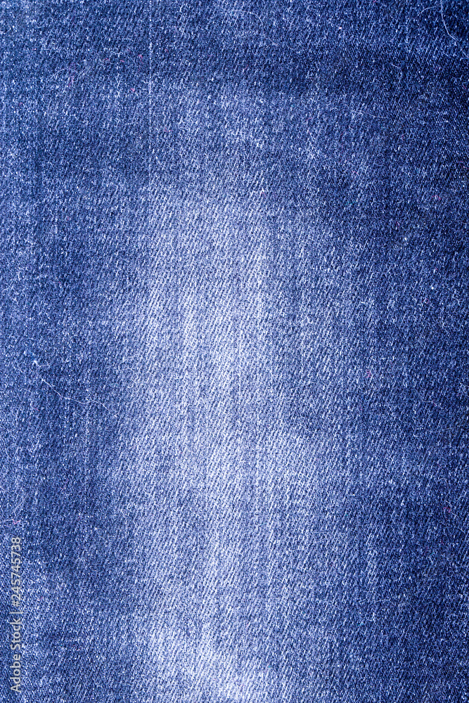 Naklejka premium Denim jeans texture. Denim background texture for design. Canvas denim texture. Blue denim that can be used as background.