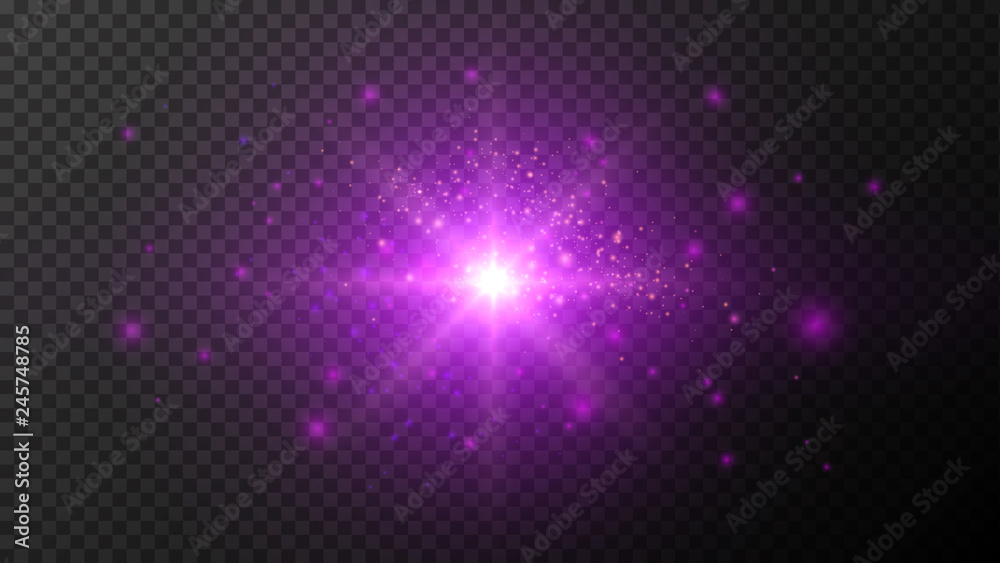 Ultraviolet Light Effects on Dark Transparent Bg Ultraviolet Light Effects on Dark Transparent Bg