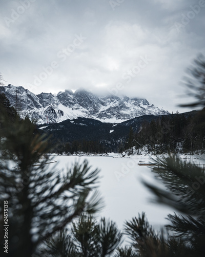 Zugspitze in Winter