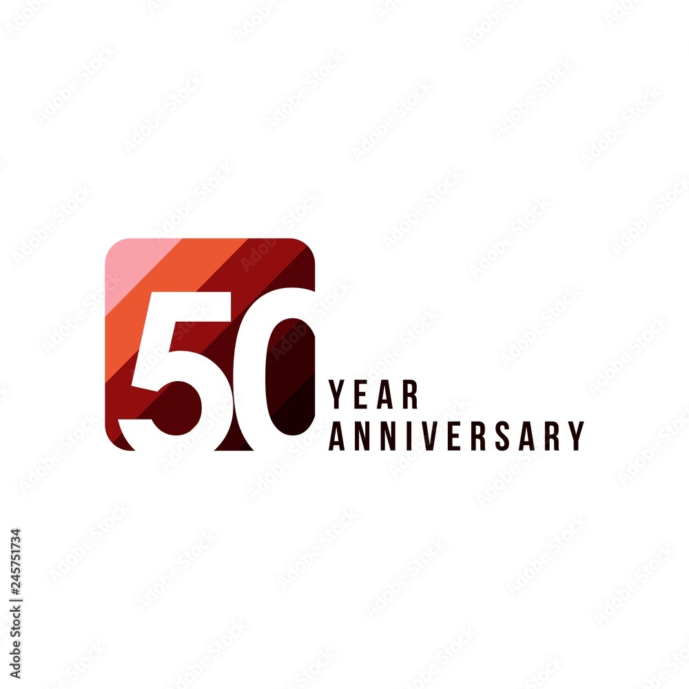50 Year Anniversary Vector Template Design Illustration 50 Year Anniversary Vector Template Design Illustration