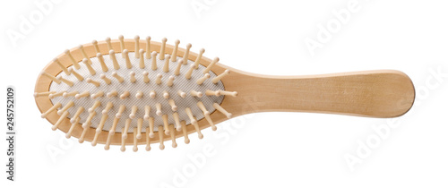 Single wooden massage brush