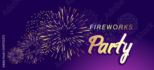 firework show banner