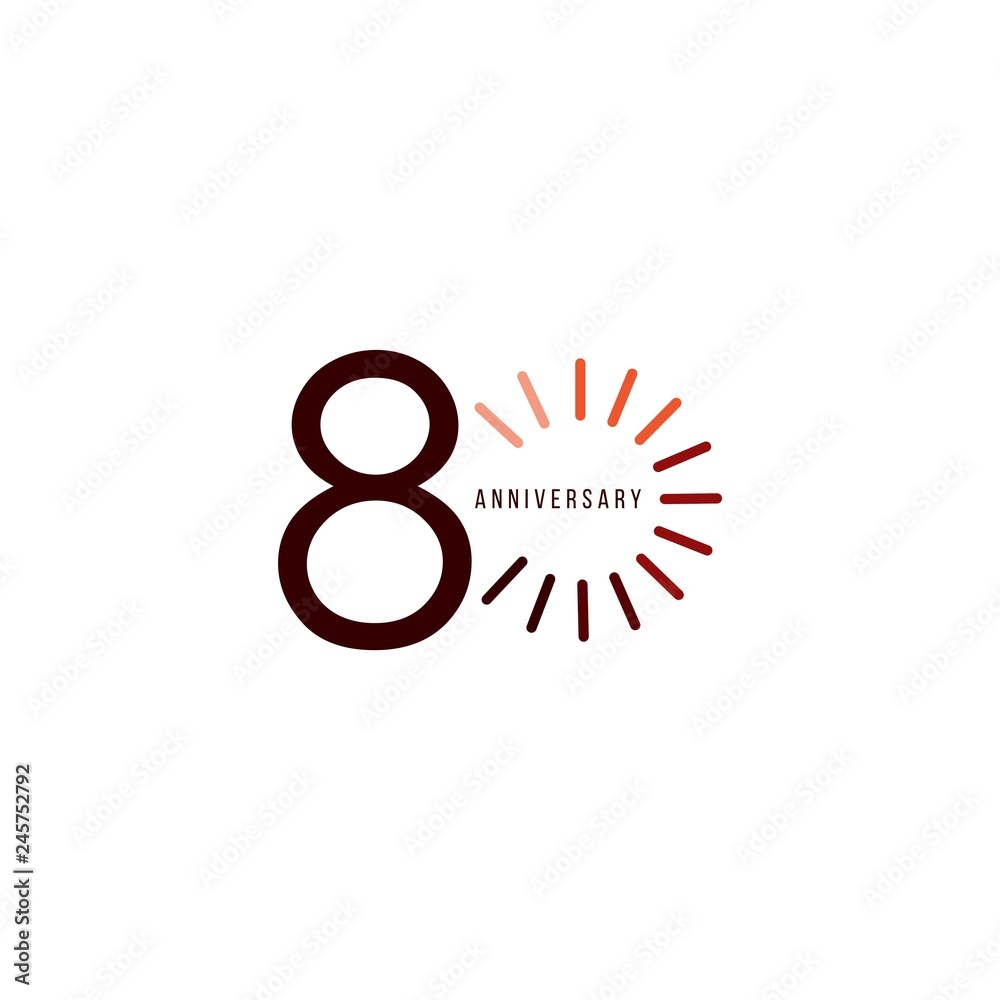 80 Year Anniversary Vector Template Design Illustration 80 Year Anniversary Vector Template Design Illustration